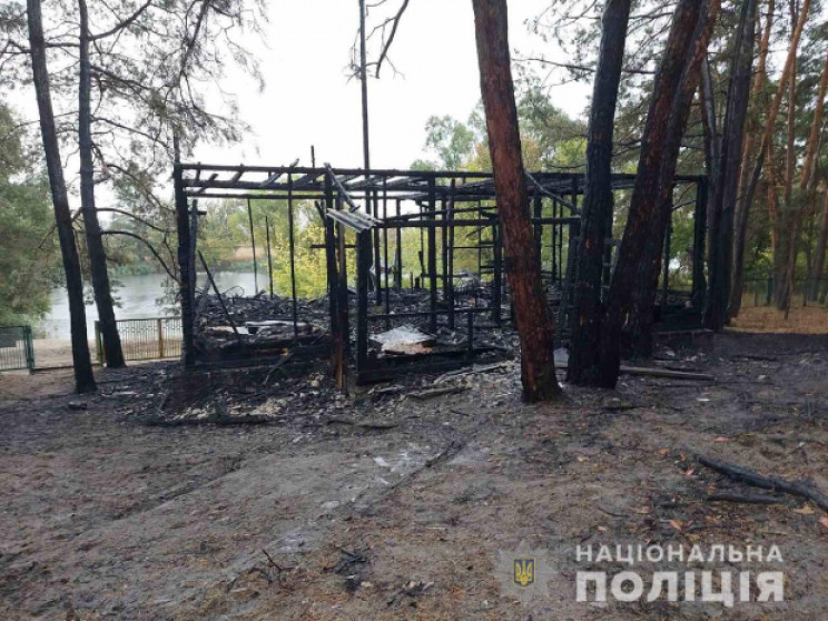 На Харьковщине сгорел дачный дом, в кото…
