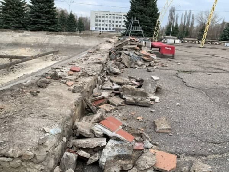 Як виглядає центр міста Рубіжне на Луган…