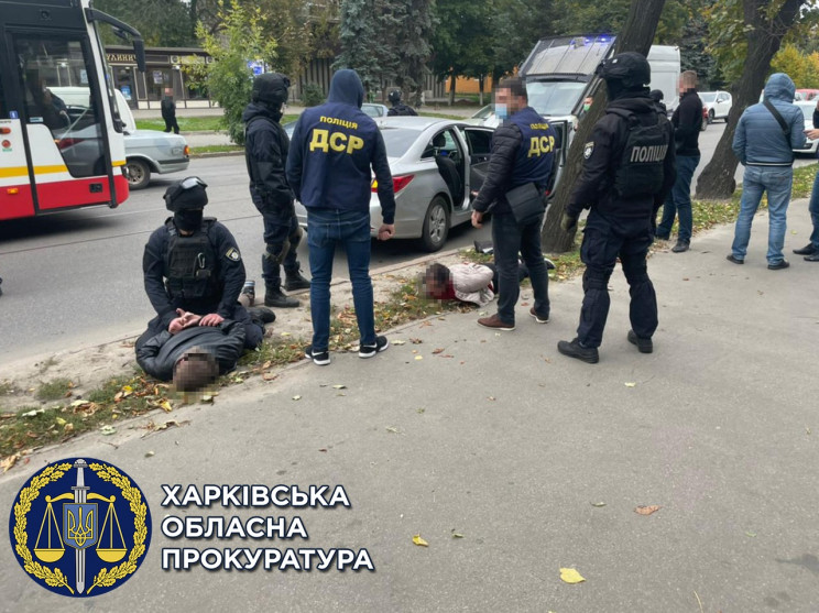 Задержание банды вымогателей в Харькове:…