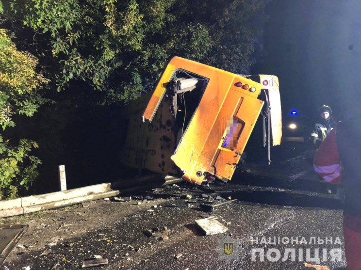 На трассе Одесса — Киев грузовик въехал…