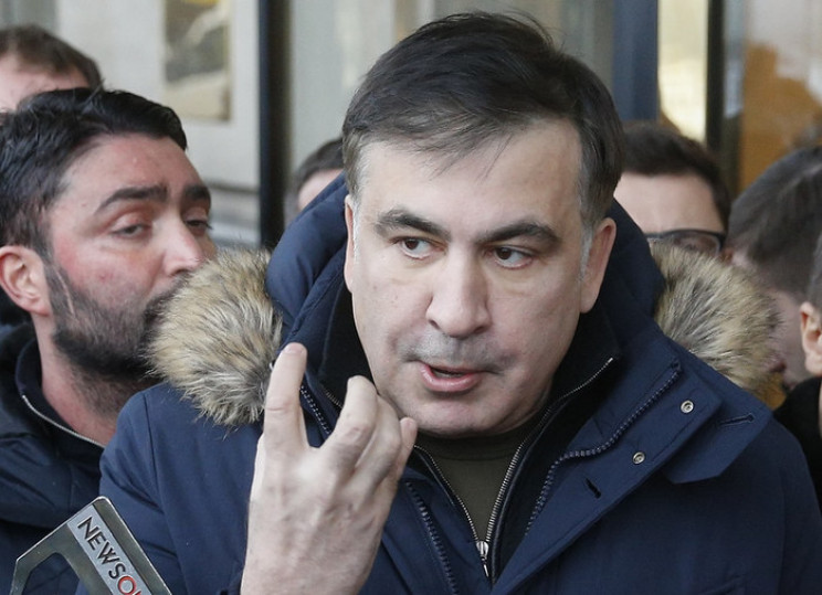 Саакашвили в тюремной больнице устроил с…