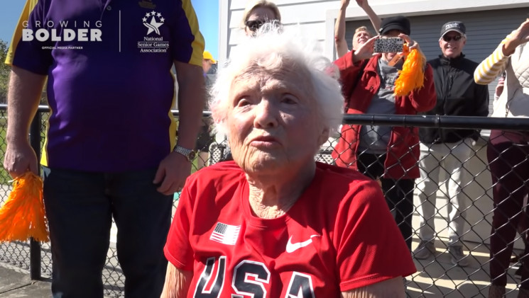 У США 105-річна бабця пробігла 100 метрі…