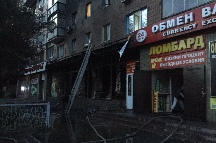 В Харькове на первом этаже высотки сгоре…