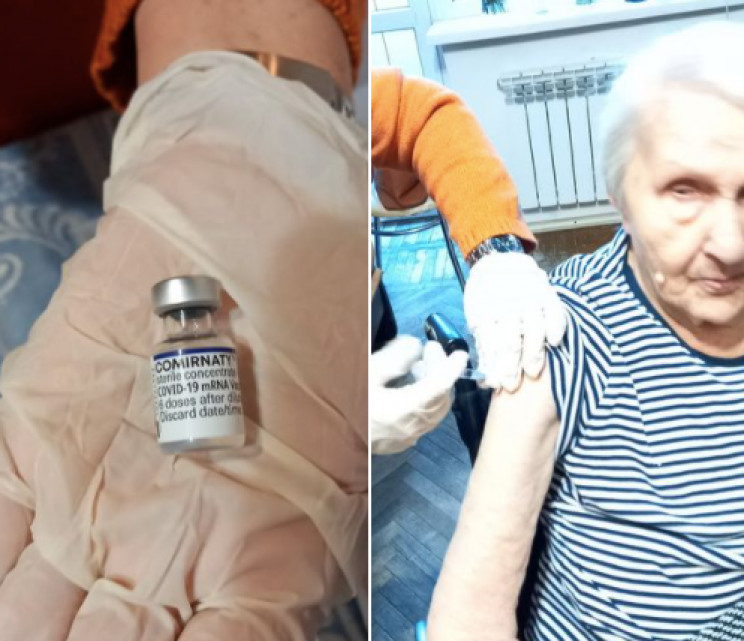 Прививку от COVID-19 получила 104-летняя…