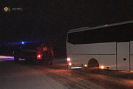 Из-за снегопада на Львовщине застрял авт…