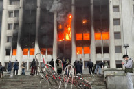 В центре Алматы произошло мощное столкно…