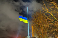 В Харькове ураганный ветер разорвал флаг…