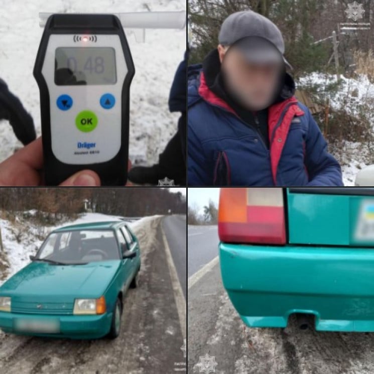 П‘яний водій вчинив ДТП поблизу Ужгорода…
