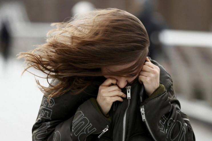 Сильный ветер и гололедица: В Киеве объя…