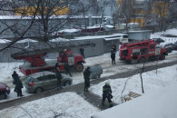 В Харькове на Алексеевке горит многоэтаж…