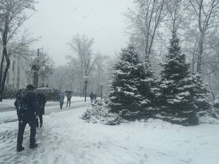 Снігопад у Дніпрі: Водіїв просять відмов…