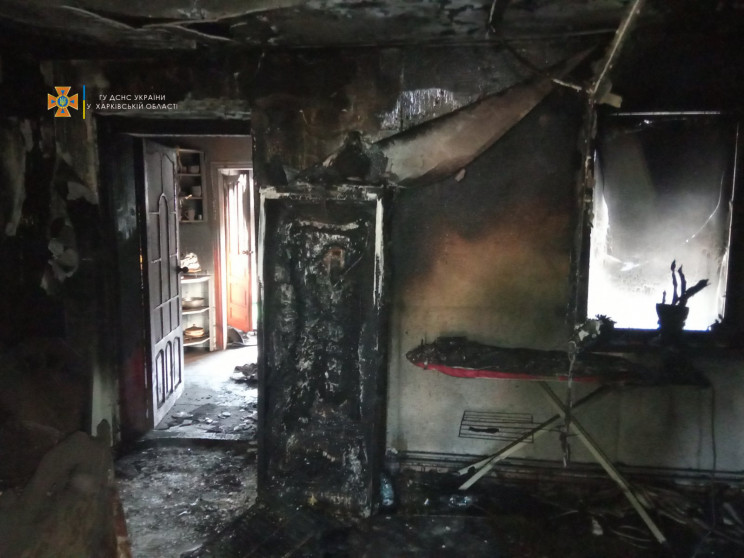 На Харьковщине во время пожара погиб муж…