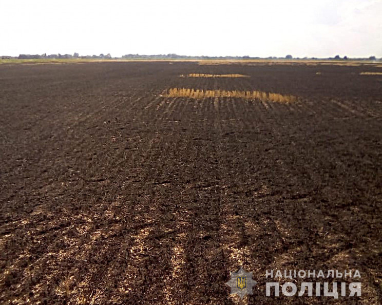 На Сумщині в день виборів палало поле…