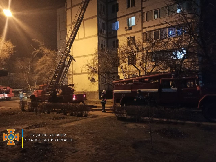 В Запорожской области в пожаре в многоэт…