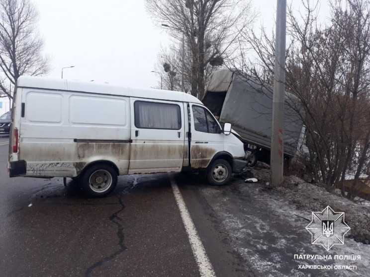 В Харькове врезались грузовые автомобили…