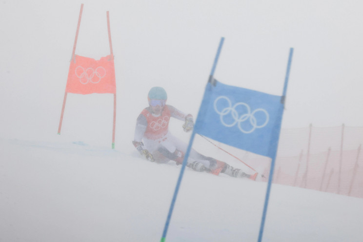 На Олімпіаді в Пекіні вперше пішов сніго…