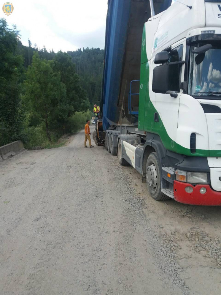 На Сколівщині триває ремонт дороги Тухля…