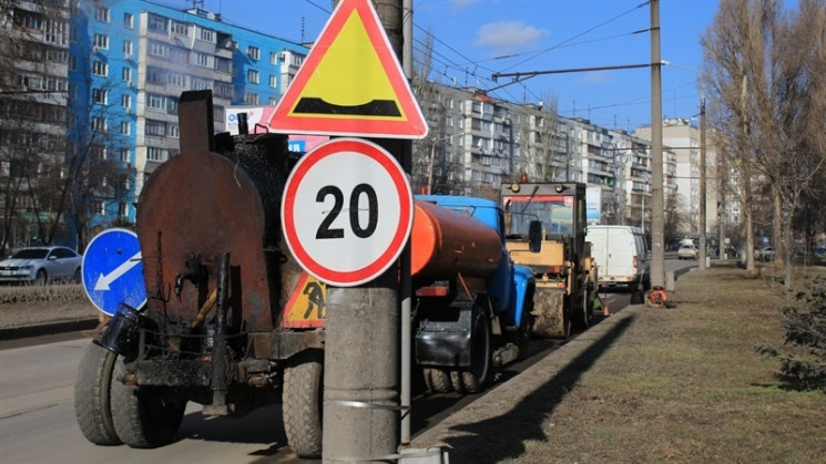 В Запорожье идет ремонт дорог: Какие ули…