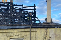 На Харківщині спалахнув житловий будинок…