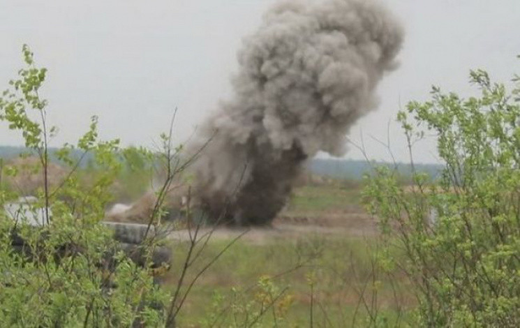 Обстрел танковой бригады на Днепропетров…