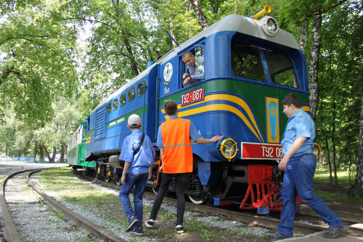 Як у Львові працює дитяча залізниця (ФОТ…