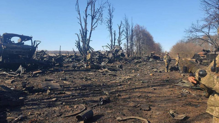 ЗСУ вщент розбили колону окупантів на Су…