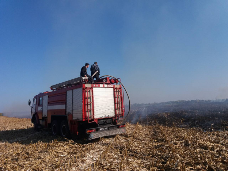 На  Полтавщині бійці ДСНС загасили пожеж…