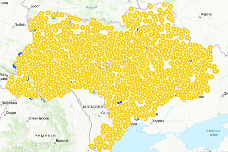 В Україні змінили мапу Пунктів незламнос…