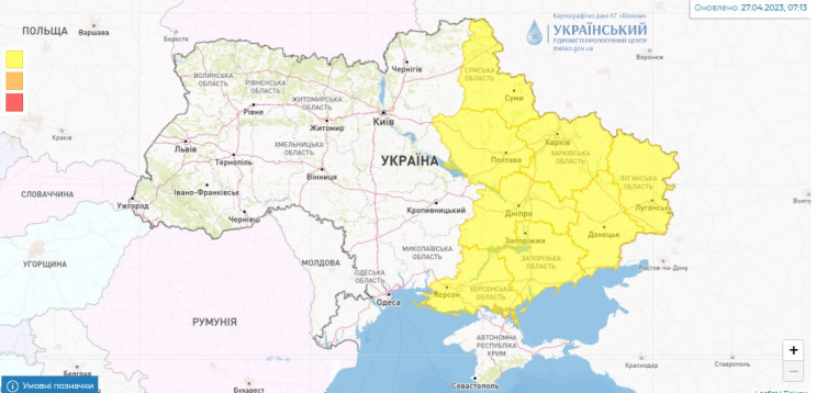 Грози та шквали: у деяких областях Украї…