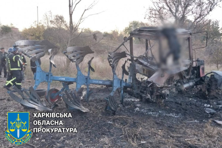 На Харківщині під трактором вибухнула ро…