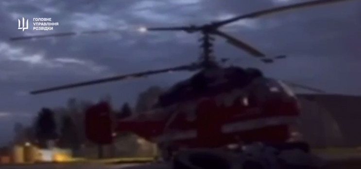 ГУР знищило російський гелікоптер Ка-32…