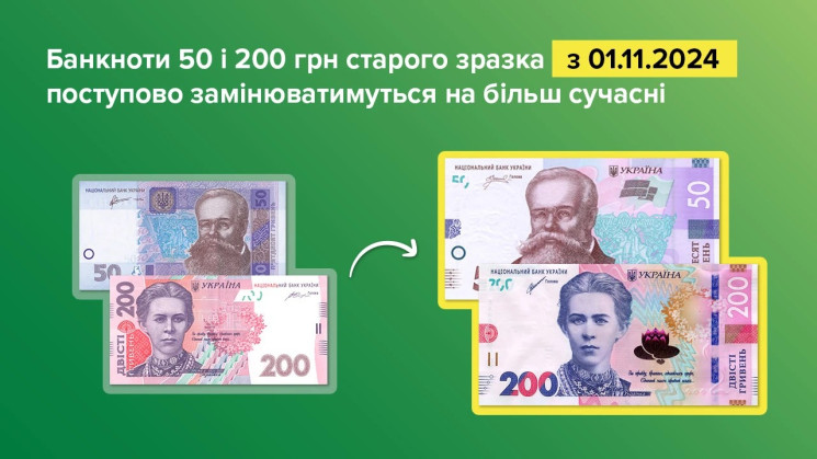 Нацбанк начинает заменять старые банкнот…