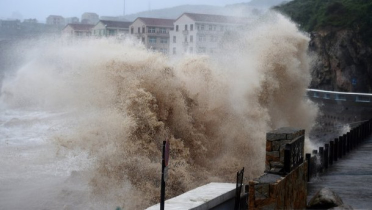 Супертайфун "Лекима" в Китае: Чрезвычайн…