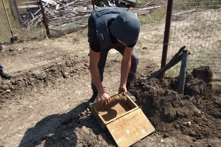 В лесу на Харьковщине нашли мины…