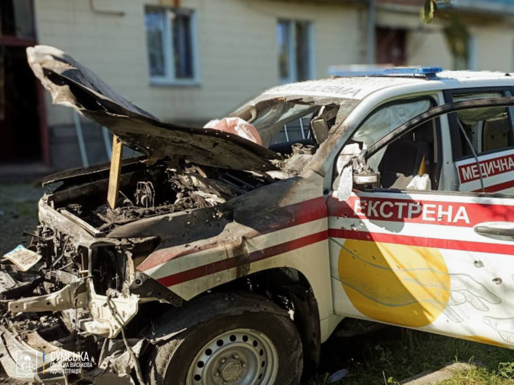 На Сумщині ворожий БпЛА знищив автомобіл…