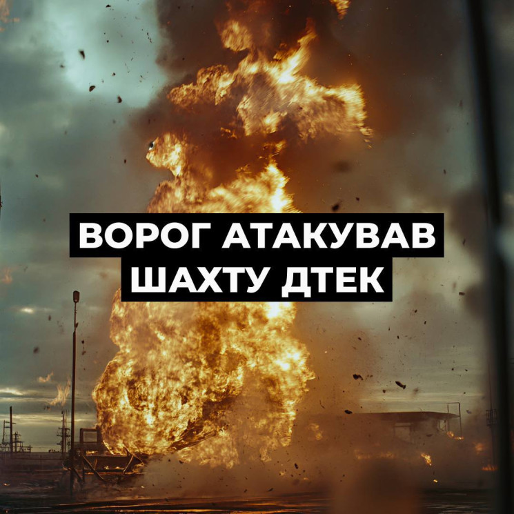 росія атакувала шахту  на Дніпропетровщи…