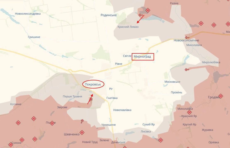 Російські війська зайшли на околиці Мирн…