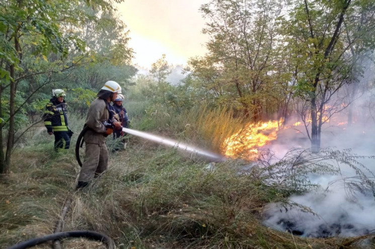 Дніпропетровщина у вогні: Рятувальники г…