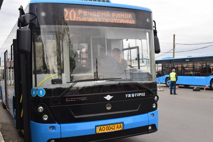 Автобуси міського маршруту №20 в Ужгород…