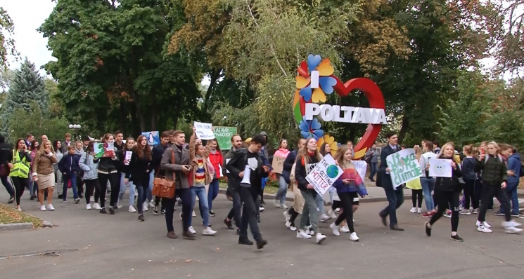 В Полтаве состоялся марш за климат…