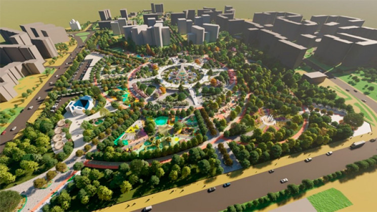 Рівень озеленення нового парку у Тернопо…