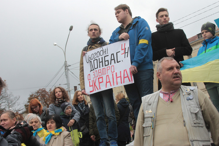 Як у Львові протестували проти Зеленсько…