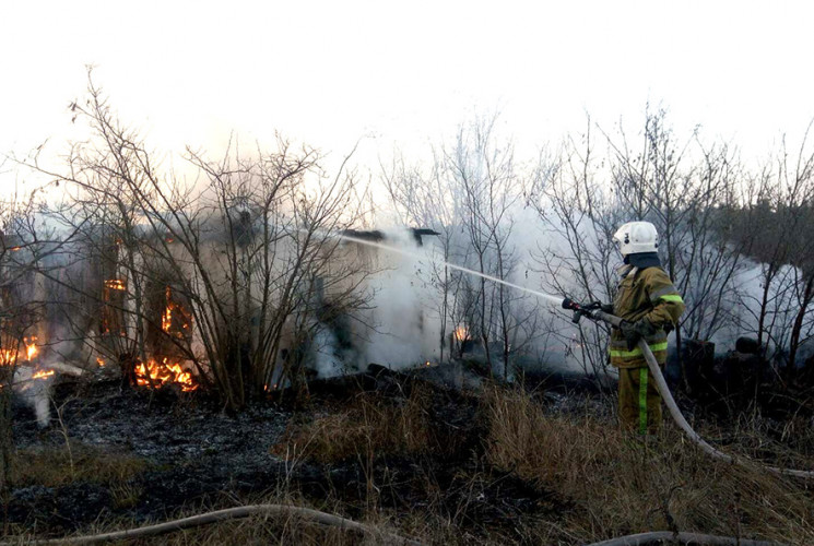 Неподалік Полтави пожежа знищила покинут…