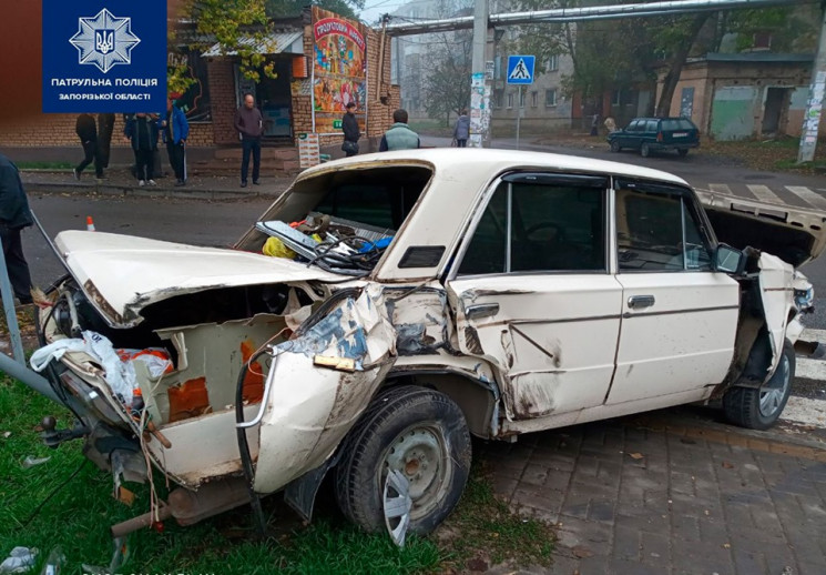 В Запорожье выпивший мужчина попал в ДТП…