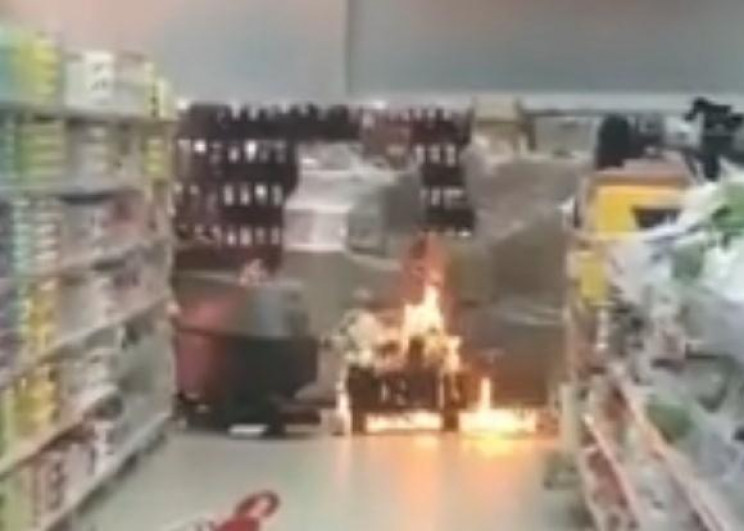 В супермаркеті Краснодару сталася пожежа…
