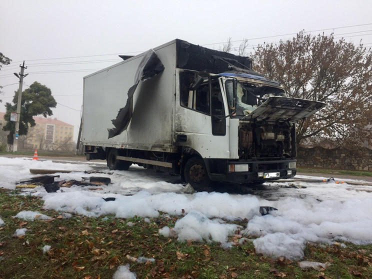 Неподалік Кропивницького загорілась вант…