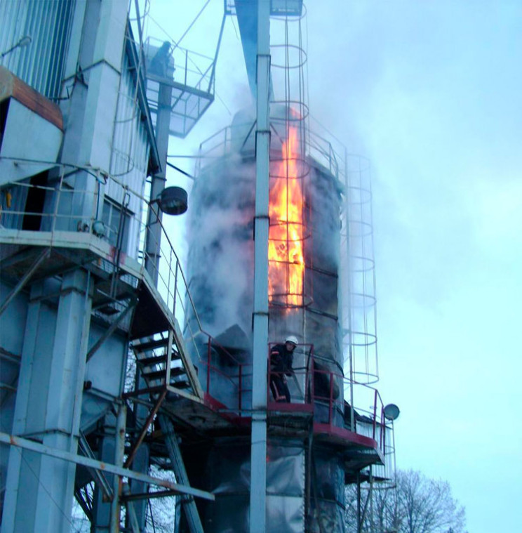 На Тернопільщині вогонь знищив 12 тонн к…