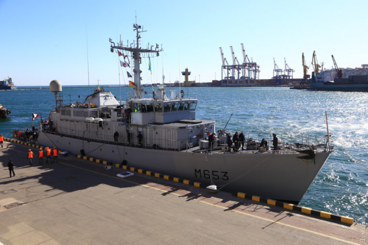 До Одеського порту зайшов корабель НАТО…