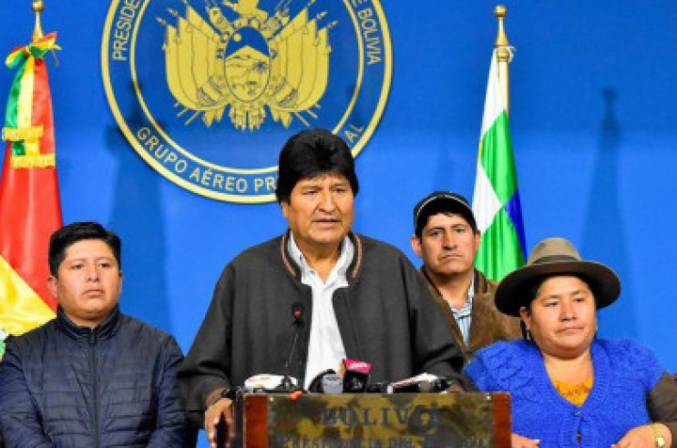 История в фото: Как "майдан" в Боливии л…