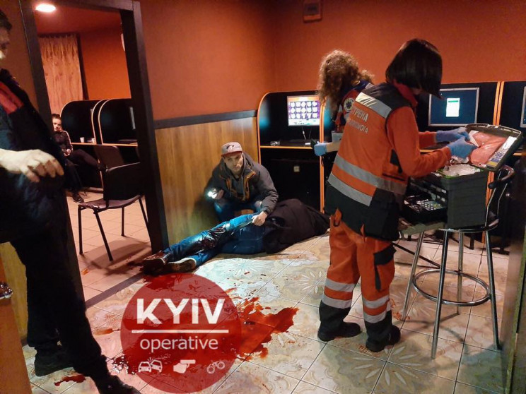 В Киеве в зале игровых автоматов подреза…